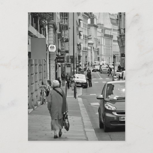 Carte Postale Promenade à Paris (Devant)