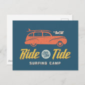 Carte Postale Promenade californienne pour la marée (Devant / Derrière)