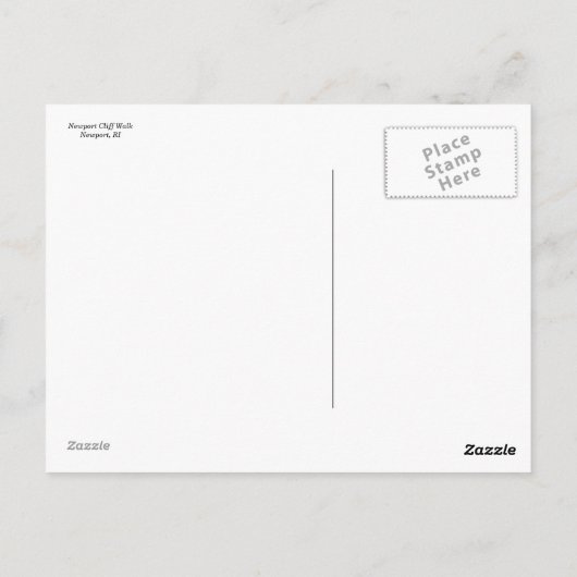 Carte Postale Promenade Cliff (Dos)