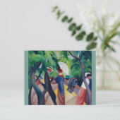 Carte Postale Promenade d'août Macke (Debout devant)