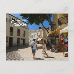 Carte Postale Promenade d'après-midi à Cascais, Portugal