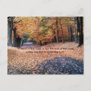 Carte Postale Promenade d'automne