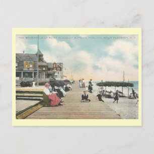 Carte Postale Promenade de bord de mer, Point Pleasant, New Jers