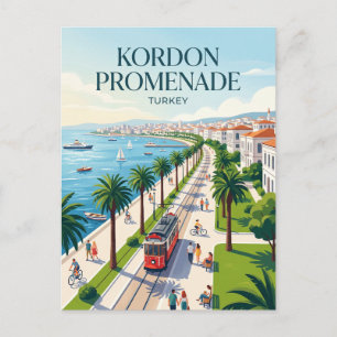 Carte Postale Promenade de Kordon Turquie