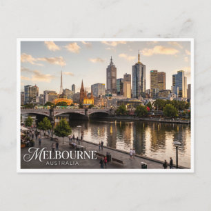 Carte Postale Promenade de Southbank Melbourne Australie