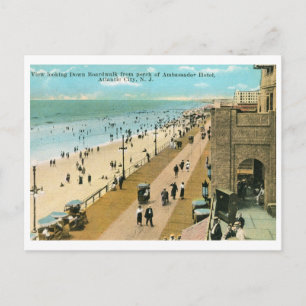 Carte Postale Promenade de The Ambassador, Atlantic City, NJ V