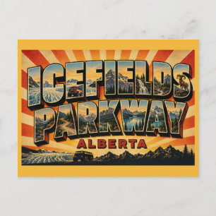 Carte Postale Promenade des champs de glace Alberta