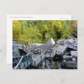 Carte Postale Promenade des grottes polaires, Plymouth, New Hamp (Devant / Derrière)