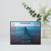 Carte Postale Promenade Desiderata sur l'océan avec des pillions (Debout devant)