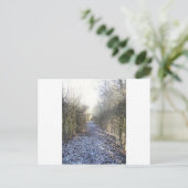 Carte Postale Promenade d'hiver (Debout devant)