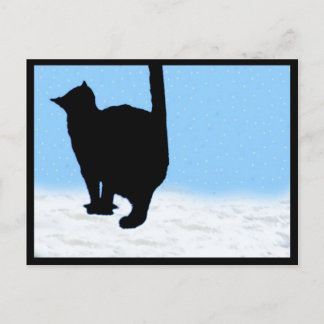 Carte Postale Promenade d'hiver