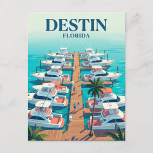 Carte Postale Promenade du front de mer de Destin USA