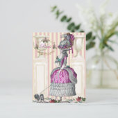 Carte Postale Promenade matinale sur les Champs-Élysées (Debout devant)