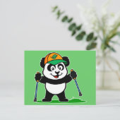 Carte Postale Promenade Panda (Debout devant)