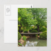Carte Postale Promenade Printanière Verte (Devant / Derrière)
