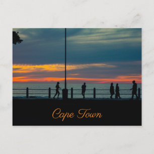 Carte Postale Promenade Sea Point du Cap ZA