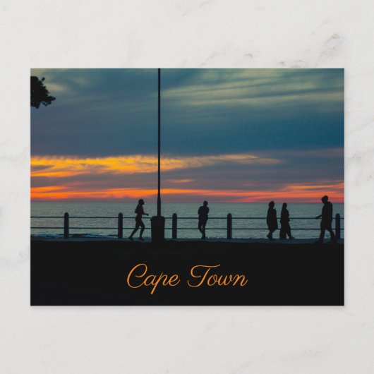 Carte Postale Promenade Sea Point du Cap ZA (Devant)