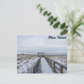 Carte Postale Promenade sur la plage (Debout devant)