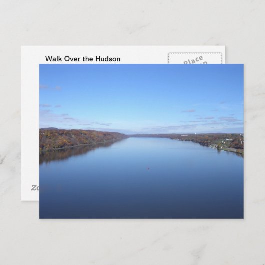 Carte Postale Promenade sur l'Hudson (Devant / Derrière)