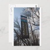 Carte Postale Promenade Sur L'Hudson (Devant / Derrière)