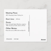 Carte postale - Promenade (Vélos) (Dos)