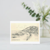 Carte Postale Promenade vintage d'Aberystwyth (Debout devant)