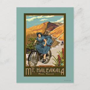 Carte Postale Promenades à vélo du mont Haleakala Hawaii