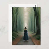 Carte Postale Promenez-vous dans la forêt de Foggy (Devant / Derrière)