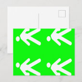 Carte Postale Promenez-vous dans le vert (Devant / Derrière)