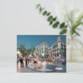 Carte Postale Promenez-vous et embrassez-vous à La Rambla, Barce (Debout devant)