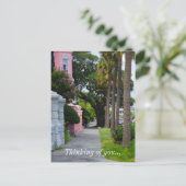 Carte Postale Promenez-Vous Sur Rainbow Row En Pensant À Vous (Debout devant)