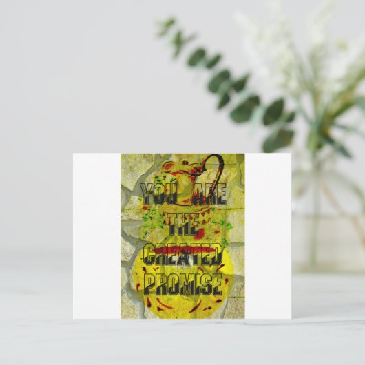 Carte Postale Promesse d'or : Le script doré du destin (Debout devant)