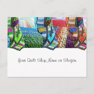 Carte postale Promo Boutique Quilt