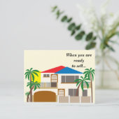 Carte postale Promo Immobilier (Debout devant)