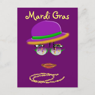 Carte postale Promo Mardi Gras Party Nouvelle-Orlé