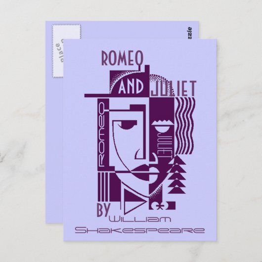 Carte postale Promo Shakespeare Romeo & Juliet Pla (Devant / Derrière)