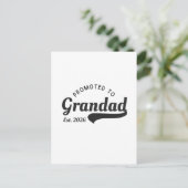 Carte Postale Promoted to Grandad 2026 (Debout devant)