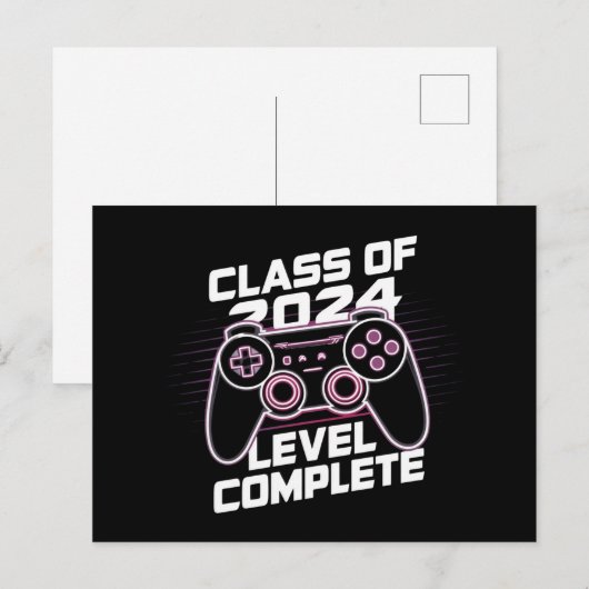Carte Postale Promotion 2024 Diplômée (Devant / Derrière)