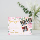 Carte Postale Promotion 2025 Multi Photo Remerciements pour l'ob (Debout devant)