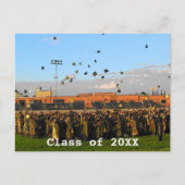 Carte Postale Promotion de la classe de 20XX sur le terrain (Devant)