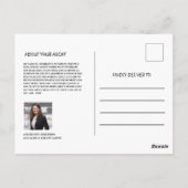 Carte Postale Promotion de la vente immobilière d'été (Dos)