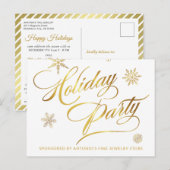 Carte Postale Promotion de Vente de Vente de Petites Entreprises (Devant / Derrière)