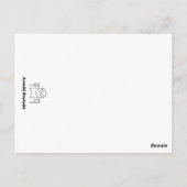 Carte Postale Promotion des aliments spatiaux (Dos)