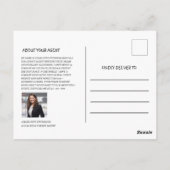 Carte Postale Promotion immobilière d'été unique (Dos)