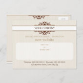 CARTE POSTALE PROMOTIONNELLE :: divin 1A (Devant / Derrière)