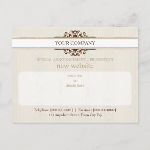 CARTE POSTALE PROMOTIONNELLE :: divin 1A