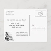 Carte postale promotionnelle éditable pour la vent (Dos)