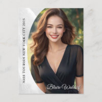 Carte postale promotionnelle en glace de marbre po