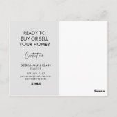 Carte postale promotionnelle immobilier classique (Dos)