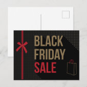 Carte Postale Promotions Black Friday (Devant / Derrière)